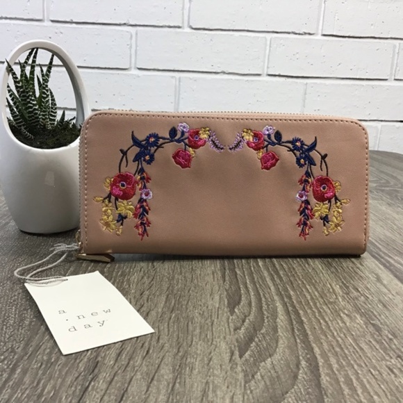 a new day Handbags - A New Day | Zip Around Wallet Nude